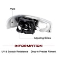 thumbnail image 3 of For 2000-2006 GMC Yukon Denali Projector Black Headlights Assembly Bumper Lamps, 3 of 8