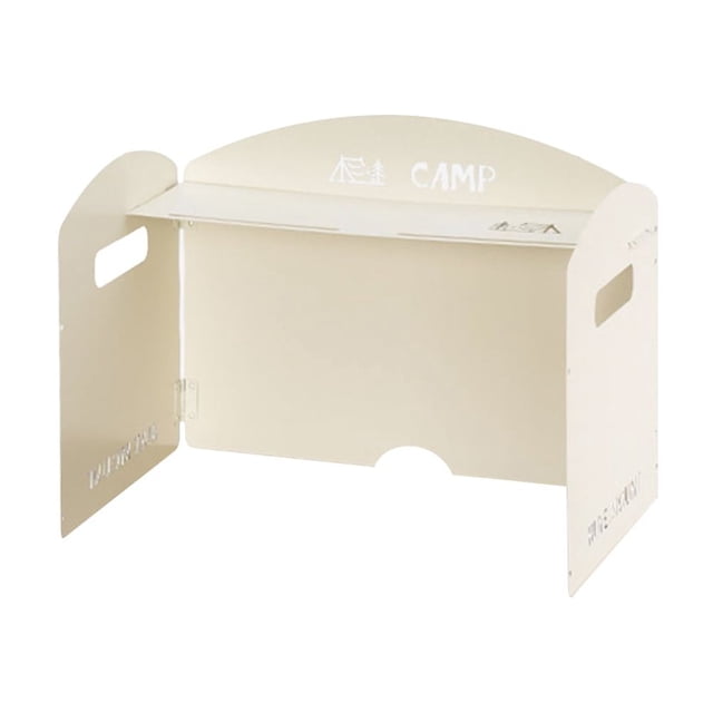 Estufa Gas Plegable para Camping Parabrisas Con Capa Almacenamiento Deflector Viento Portátil Ultraligero Y Picnic