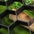 thumbnail image 4 of WASHWEPE De Para Patio Y Jardín En Plástico Negro Con Hexagonal Reutilizable, 4 of 8
