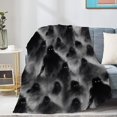 thumbnail image 1 of Manta de vaquero para Halloween, regalo de franela, ligera, suave, acogedora, para Halloween, con diseño de vaquero, cactus, fantasmas, ropa de cama, sofá, dormitorio, viajes, niñas y niños, 1 of 6