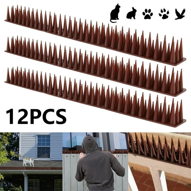 willstar plastic bird fence wall spikes garden security climb bird