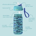 thumbnail image 5 of bentgo Kids Shark Plastic Water Bottle 15 oz. (BGKDCP1-SHK), 5 of 8