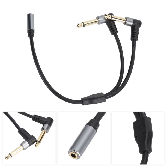Cable adaptador macho hembra a hembra de 3,5 mm a cable adaptador de 6,35 mm Equipo de audio Eficiencia maximizada