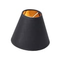 thumbnail image 2 of Pantalla de lámpara Strade Fareast Limited redonda de tela para apartamento cocina negro, 2 of 8