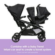 Baby Trend Sit N Stand Double Stroller 2.0, Desert Tan, Compact Fold, Dual Infant Car Seat Compatible