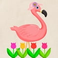 thumbnail image 2 of CafePress - Girl Flamingo And Tulips Tote Bag - Unisex Canvas Tote Bag, Beige, 1-Piece, 2 of 6