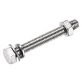 thumbnail image 4 of Uxcell M8 x 55mm 304 Stainless Steel Hex Head Screws Bolts, Nuts, Flat & Lock Washers Kits 6 Sets, 4 of 4