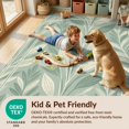 thumbnail image 4 of Design&I 8'x10' Washable Area Rug Dinosaur Understated Dino Stem Asymmetrical Covering Decorations for Dining Room, Large Office, Lounge, Snag-Free, 4 of 7