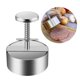 thumbnail image 4 of Prensa para hamburguesas Homemiyn, prensa para hamburguesas de acero inoxidable de primera calidad, máquina para hacer hamburguesas ajustable, 4 of 5