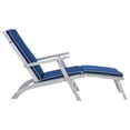 thumbnail image 5 of Safavieh Palmdale Outdoor Modern Foldable Lounge Chair with Cushion, 5 of 13