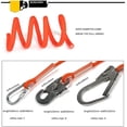 thumbnail image 3 of Safety Lanyard Professional Protective Safety Belt Nylon Sling Belt Climbing Harness Belt Lanyard with Hook High Strength Wearable Anti Fall Off, 3 of 11