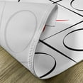 thumbnail image 5 of Ambesonne Xo Place Mats Set of 4, Simplistic Game Pattern, Standard Size, Vermilion Black White, 5 of 6