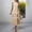 Yellow, variant on Date Night Dress Party Stretchy Regular Fit Interview Dress Summer 2026 Striped Print Sleeveless Crew Neck Evening Dresses for Women Beach Stuff for Work and Office M