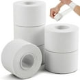 thumbnail image 2 of Cintas adhesivas Beavorty para deportes, 6 rollos, para primeros auxilios y lesiones, de tela, para tobillo y muñeca (blancas), 2 of 7