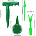 thumbnail image 2 of 4 Pack Distributeur de Graines Réglable à Main, Poinçon à Trou pour Semis Dibber et Widger Ensembles d'Outils de Jardinage à Main_haute Qualité, 2 of 5