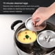thumbnail image 4 of Cuencos para huevos al vapor de acero inoxidable con tapa, cuenco para mezclar alimentos antiescaldaduras, mezclador de pan para pasteles, utensilio de cocina, 4 of 8