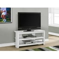 thumbnail image 2 of Monarch Specialties Tv Stand, 42 Inch, Console, Media Entertainment Center, Storage Shelves, Living Room, Bedroom, Laminate, White, Contemporary, Modern, 2 of 2