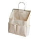 thumbnail image 4 of Bolsa organizadora para colgar en la pared con bolsillos laterales, cesta organizadora para guardar cosas junto a la cama. Blanco Gris, 4 of 9
