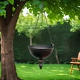 thumbnail image 6 of Hanging Planter Antique Basket Wall Pot Durable Iron Construction for Farmhouse Yard Balcony Arrangement, 6 of 9