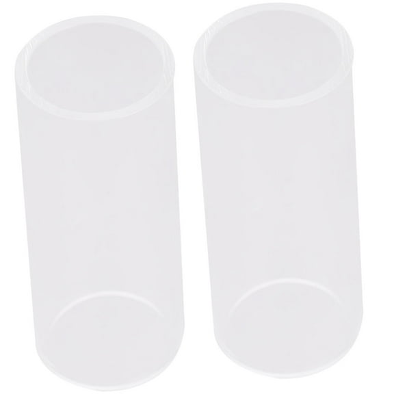 Standard Guitar Slide Black Slides Banjo Picks Bass Picks Guitars Guitar Slideshow Accessories White 6X2.2CM 2 PCS