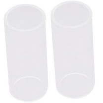 Standard Guitar Slide Black Slides Banjo Picks Bass Picks Guitars Guitar Slideshow Accessories White 6X2.2CM 2 PCS