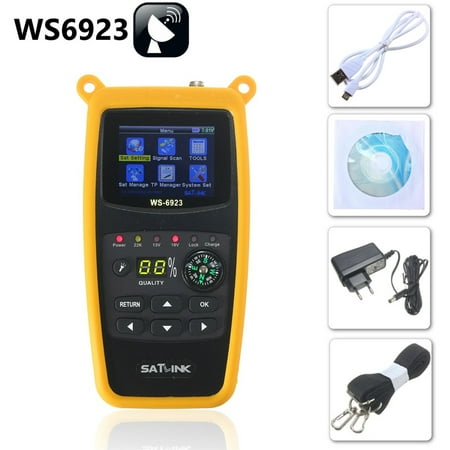 SatLink WS-6923 LCD DVB-S Professional Satellite Signal TV Receiver Meter Finder