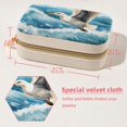 thumbnail image 5 of Sea Mew Velvet Portable Storage Box with Removable Compartment: Display Case, Jewelry Box, and Jewelry Stand - Gift, 5 of 7