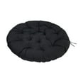 thumbnail image 1 of Cojín colgante para silla de huevo, acolchado, redondo, 40 cm, transpirable. Negro, 1 of 8