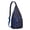 Blue-16, variant on Mod Retro Crossbody - 60s-Inspired Op Art Pattern (Optical Illusion Design)