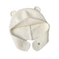thumbnail image 5 of Gorro de punto Yinane con orejas de oso Gris, 5 of 5