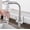 Chrome, variant on Kitchen Sink Mixer Tap, Kitchen Faucets Solid Brass Black for Kitchen Deck Mounted Water Filter Tap Three Ways Sink Mixer 3 Way Kitchen Faucet Drinking Water Filter Faucets