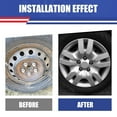 thumbnail image 3 of 4Pcs/Set 16" Hubcaps Wheel Rims Cover for 2007-2012 Nissan Altima/2008-2009 Nissan Altima Coupe Compatible with Steel Wheels Bolt on Installation(16-inch,Lacquer), 3 of 7