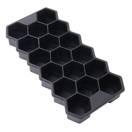 

VerPetridure 2PC 17 Cells Honeycomb Ice Tray Silicone Odorless Silicone Ice Tray Ice Mold