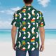 thumbnail image 4 of Balery Lgbt Penguin Camisas hawaianas de manga corta para hombre, camisas playeras de corte holgado, camisas de vacaciones con botones,Large, 4 of 7