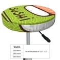 thumbnail image 4 of Lsque Fresh Sushi Round Bar chair cushion covers Velvet Fabric Premium Comfort Protects from Scratches and Stains for 14-17 Inch Chair- 12 inch, 4 of 7