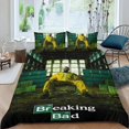 thumbnail image 2 of Breaking Bad Conjunto de sábanas temático, trío de piezas, cómodo y amigable con la piel, diseño único, regalo de decoración para el hogar para familiares, amigos y fans,140cm *210cm, 2 of 6