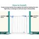 thumbnail image 2 of 4pcs Pressure Baby Gate Screw Bolts Threaded Spindle Rods Walk Thru Gates Accessory, 2 of 5