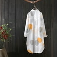 thumbnail image 3 of HCYSFG Womens Abstract Print Shirt Collared Short Sleeve Button Down Loose Fit Lightweight Summer Beach Cover Up Tops, 3 of 8