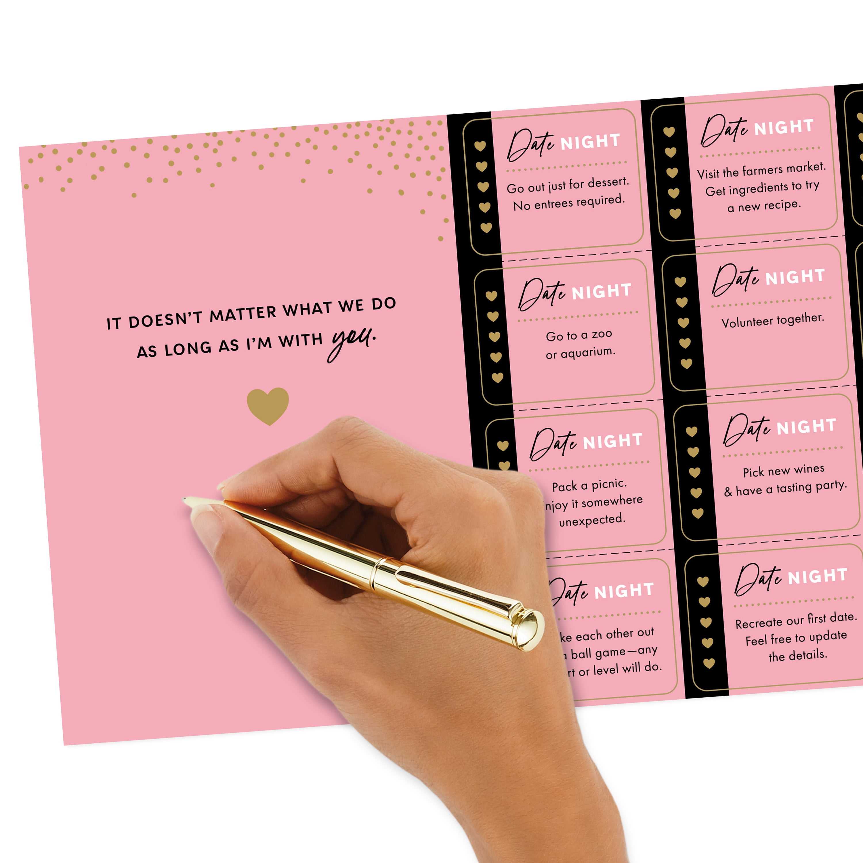 Hallmark Romantic Valentine's Day Greeting Card (Date Night Tickets)