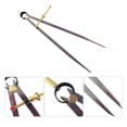 thumbnail image 5 of 8 Inch Adjustable Divider Leather Compass Lockable Metal Spring Caliper Gauge Woodworking, 5 of 5