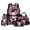 Axolotl Cherry Blossom, variant on Pink Bow 4Pcs Girls Backpack for School with Lunch Box Multifunctional Pencil Case Water Bottle Bag Carrier with Compartments for Toddler Girls