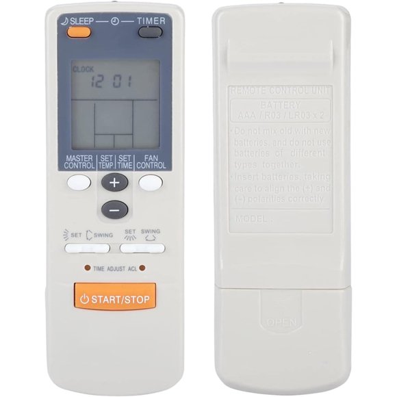 PerFascin Replacement AR-JW2 Air Conditioner Remote Control fit for FUJITSU Air Conditioner Remote Control AR-DB2 AR-DB4 AR-DB6 AR-DL9 AR-DL3 AR-JW3 AR-JW1 AR-JW2 AR-JW31