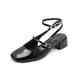 thumbnail image 3 of Zapatilla elegante Salamandra para Mujer Formal charol negro 23.5, 3 of 6