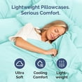 thumbnail image 3 of King Pillow Cases - 4 Pack - Super Soft Pillowcase Covers - Envelope Enclosure - Hotel Quality Pillow Protectors - Wrinkle Free, Shrink and Stain Resistant - Machine Washable - 20" x 40", 3 of 10