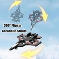 thumbnail image 4 of Eespoir Foam Remote Control Fighter Airplane, 360 LED Lights Rc Stunt Jet, Toy Plane Fighter with Auto Hover, Drop Jets Drone for Kids and Beginners, Outdoor and Park Flying(Blue), 4 of 5