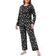 Cueply Womens Plus Size Pajamas Long Sleeve Pjs Sets Loungewear
