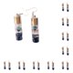 thumbnail image 1 of Pendientes de gota Qarigey para mujer colgante de botellas de cristal con flores Azul 10piezas, 1 of 6