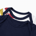 thumbnail image 3 of PatPat Bamboo Baby Boy/Girl 2-Pack Solid&Printed Rompers Set, 3 of 5