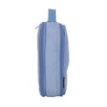 thumbnail image 2 of btL Brand 4 Piece Nylon Mesh Front Zippered Expandable Compression Packing Cubes, Blue Shadow, 2 of 13