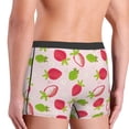 thumbnail image 3 of Uemuo Hand Drawn Strawberry Pattern Men's Boxer Briefs,Trunk Anti-Chafing,Comfortable, Durable, and Stylish Underwear-Small, 3 of 9